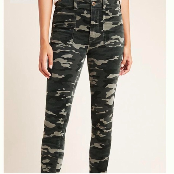 PILCRO AND THE LETTERPRESS CORDUROY HIGH RISE SKINNY (745) - Picture 2 of 16